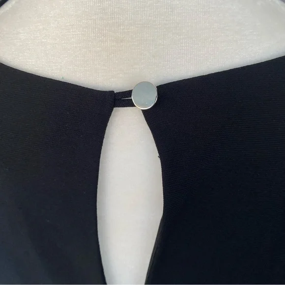 White House Black Market Black Studded Tank Blouse Small - Picture 7 of 14